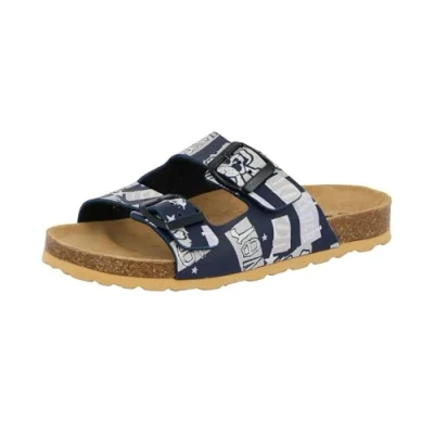 Abbildung von Pantolette blau Jungen Bioline Rocky