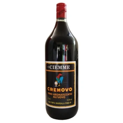 Abbildung von Marsala Cremovo Ciemme 2 L Vino Aromatizzato all&#039;Uovo Aromatisierter Wein mit Ei 14,5% Vol. aus Italien