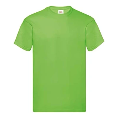 Abbildung von Fruit of the Loom Herren Original T. T Shirt (5er Pack), Farbe:Lime, Größe:M