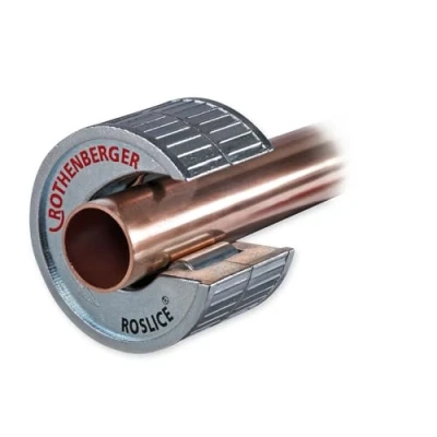Abbildung von ROTHENBERGER ROSLICE Kupfer Rohrabschneider, 18mm Arbeitsbereich Durchmesser 88818 Rohrschneider, Kupferrohrschneider, Universal Kupferschneider