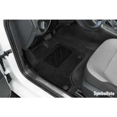 Abbildung von WALSER 80221 Fußmattensatz Textil vorne und hinten 4 schwarz OPEL: Mokka / X