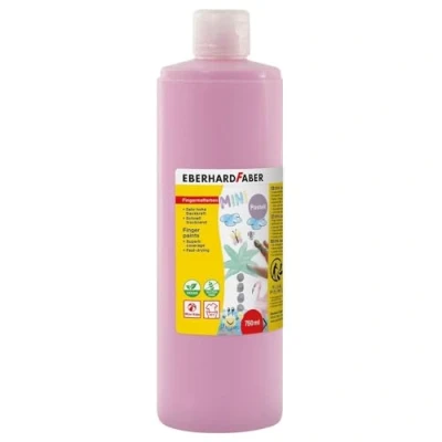 Abbildung von Eberhard Faber 578920 Fingerfarbe EFA Color, pastell rosa, 750 ml, schnelltrocknend und auswaschbar