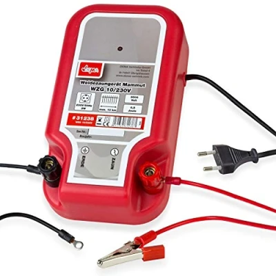 Abbildung von DEMA Weidezaungerät/Elektrozaungerät Mammut WZG 10, 230V, 10 km Reichweite, 0,5 Joule Entladeenergie, Kompakt und robust, Einfacher Anschluss Montage