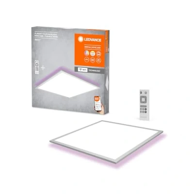 Abbildung von LEDVANCE LED WiFi Deckenleuchte weiß,40W 3000LM,3000 6500K,60x60cm,Wandleuchte dimmbar,RGB Technologie,Smart+Planon,steuerbar über App oder Sprachassistenten wie Alexa Google,1 Stück(1er Pack)