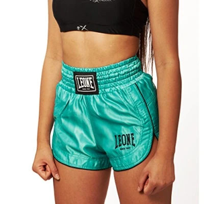 Abbildung von LEONE 1947, Basic W Kick Thai Shorts, Frau, Grünes Wasser, S, AB801
