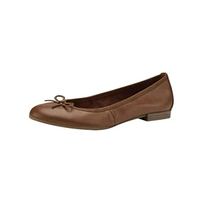 Abbildung von Tamaris Klassischer Ballerina, Damen, Größe: 36, Nut Schuhe
