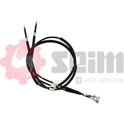 Abbildung von SEIM 653242 Handbremsseil hinten 2x1680/1495 Scheibenbremse OPEL: Zafira A