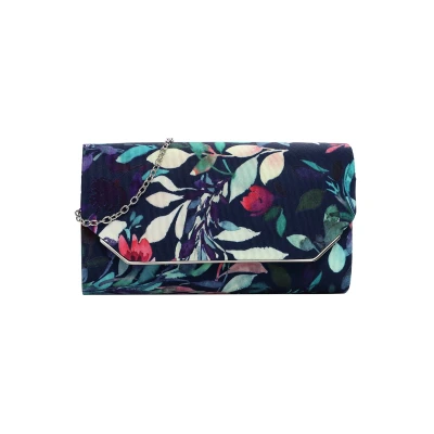 Abbildung von Tamaris Amalia Flower Clutch, Damen, Größe: One Size, Blue