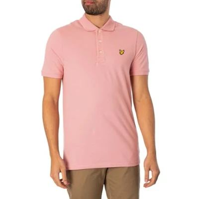 Abbildung von Lyle &amp; Scott Plain Poloshirt, Herren, Größe: Large, Palm pink