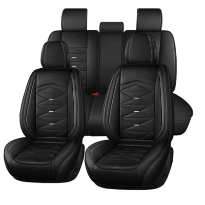 Abbildung von ZuDoxx Autositzbezüge Universal passend für Mercedes Benz V Klasse Br.638 Br.639 Br.447 Valente W639 W447 Nappaleder Kissenschoner
