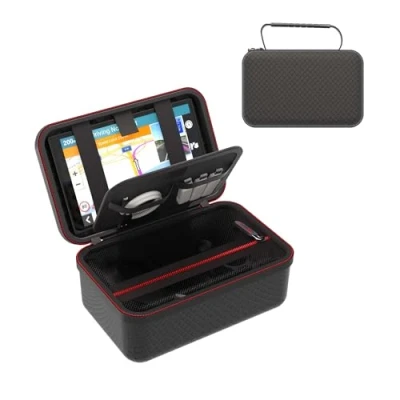 Abbildung von Digicharge 6 Zoll Navi Hülle Tasche für Garmin DriveSmart 66 65 Drive 61 Dezl LGV610 Campervan Fleet, Tomtom Go Classic 2nd Gen Lite Advanced Professional Essential Discover Expert 6’’ Camper Tour GPS