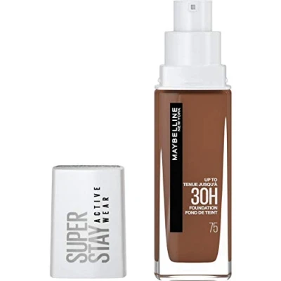 Abbildung von Maybelline Superstay Active Wear Full Coverage 30H Flüssige Foundation mit Hyaluronsäure 30 ml 75 Mocha