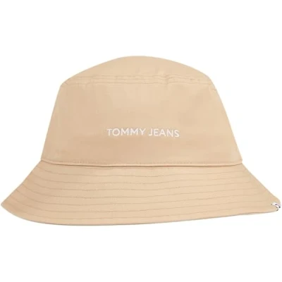 Abbildung von Tommy Jeans Linear LOGO Bucket Unisex Hut, Größe: One Size, Tawny sand