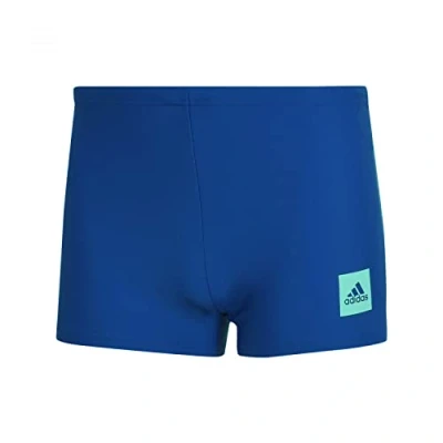 Abbildung von adidas Herren Solid Swim Boxer Badehosen, Team Royal Blue, XS S