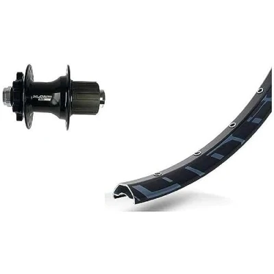 Abbildung von XLC Hinterrad 27.5 Zoll RW A14 6Loch schwarz Steckachse 12mm 32Loch