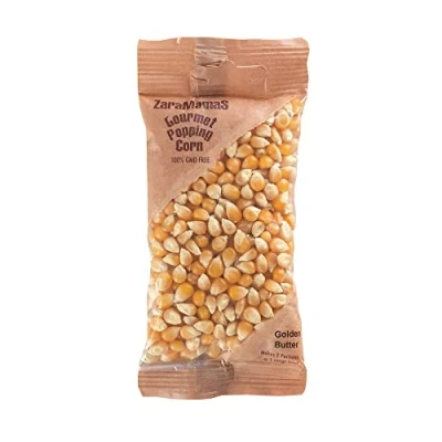 Abbildung von ZaraMama Golden Butter Gourmet Popcorn 90g Frei von Gentechnik, Menge:3 Stück