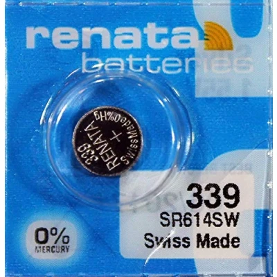 Abbildung von 10 x Renata Lithium Knopfzelle 339 SR614SW