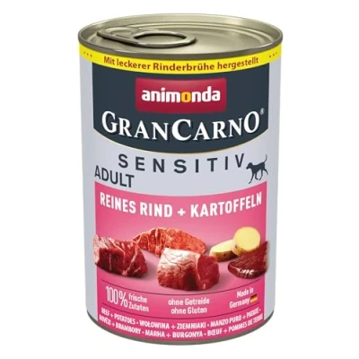 Abbildung von animonda GranCarno Sensitive Rind+Kartoffeln 6X 400g Hundefutter