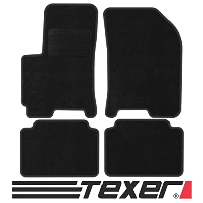 Abbildung von TEXER Textil Fußmatten Passend für Chevrolet Kalos Bj. 2002 2011 ANTHRAZIT