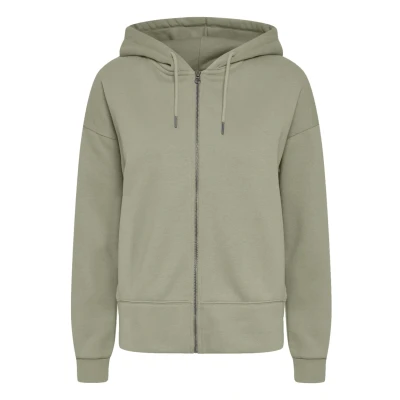 Abbildung von Oxmo Holunder Sweatjacke, Damen, Größe: Large, Seagrass