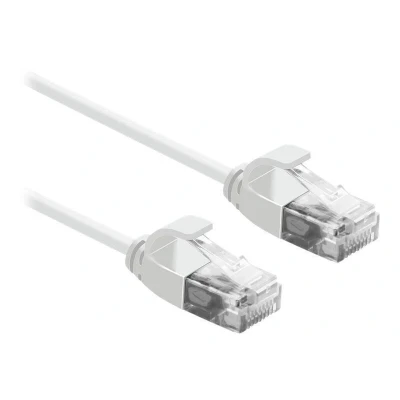Abbildung von ROLINE UTP DataCenter Patchkabel Kat.6A (Class EA), LSOH, slim, weiß, 0,15 m