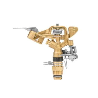 Abbildung von Messing Sprinkler 25m AG 1/2&quot; 360 Kreisregner Sprenger Rasenregner Impuls Regner Voll Teilkreisregner Bradas 0178