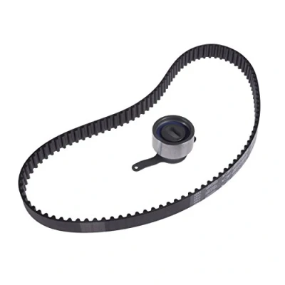 Abbildung von BLUE PRINT ADH27307 Zahnriemensatz 104 mit abgerundetem Zahnprofil inkl. Spannrolle HONDA: CRX 3, 2, CIVIC 6 Hatchback
