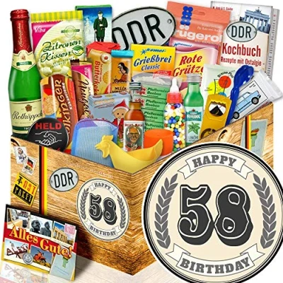 Abbildung von Geburtstagsgeschenk 58. / DDR 24er Allerlei/Geschenke 58 Geburtstag Mann