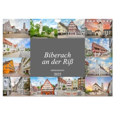 Abbildung von Biberach an der Riß Impressionen (Wandkalender 2025 DIN A4 quer), CALVENDO Monatskalender