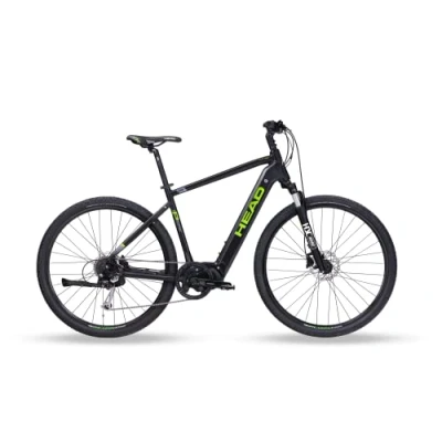 Abbildung von HEAD Unisex Erwachsene E I Peak 2.0 Crossbike, Matt Black/Green, 59