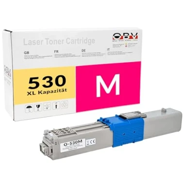 Abbildung von Kompatibel 44469723 OBV Toner für OKI C510 C530 MC561 5000 Seiten, magenta