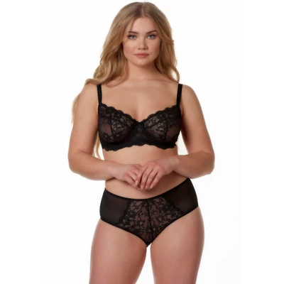 Abbildung von After Eden D cup &amp; up High Waist Slip &quot;BO&quot;, mit Spitzen Details