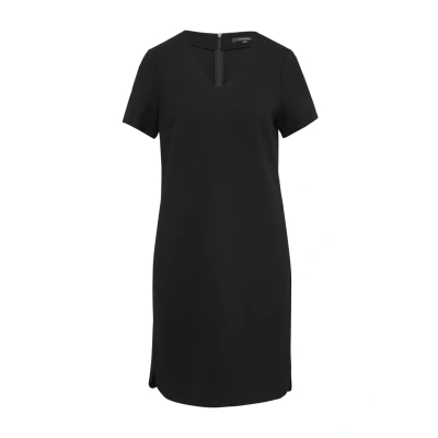 Abbildung von comma MIT Vausschnitt Freizeitkleid, Damen, Größe: 36, Schwarz