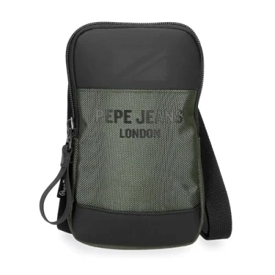 Abbildung von Pepe Jeans Bromley Kleine Umhängetasche Grün 10,5 x 18 2 cm Polyester, grün, Talla única,