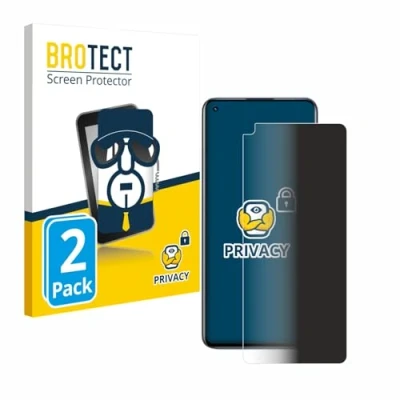 Abbildung von BROTECT (2 Stück Anti Spy Blickschutzfolie für realme GT Neo 2 Privacy Screen Protector [Displayschutz Folie, Sichtschutz, Blaulichtfilter]