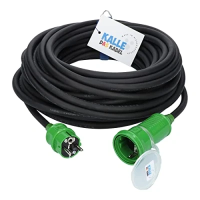 Abbildung von Verlängerungskabel Kalle Classic Colour 3G 2,5mm² grün 15 Meter