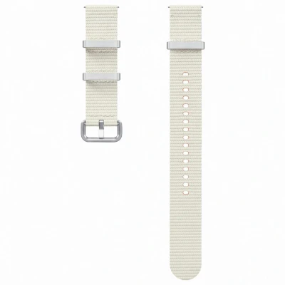 Abbildung von Original Watch7 Athleisure Band für die Galaxy Watch 4 / 5 6 7 20 mm S/M Creme Armband Stoff Samsung Beige