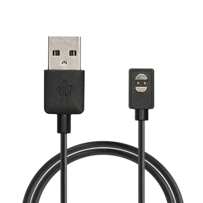 Abbildung von kwmobile USB Kabel Charger kompatibel mit Suunto Wing Ladekabel Smart Watch Ersatzkabel Fitnesstracker Aufladekabel in Schwarz