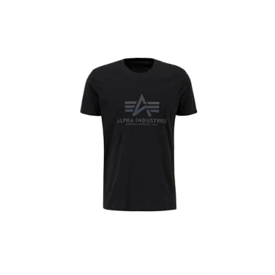 Abbildung von Alpha Industries Tshirt print, Herren, Größe: Medium, Black