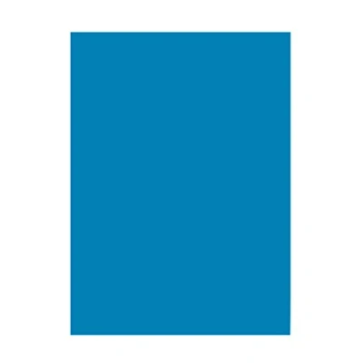 Abbildung von folia 6334 Tonpapier mittelblau, DIN A3, 130 g/qm, 50 Blatt zum Basteln und kreativen Gestalten von Karten, Fensterbildern für Scrapbooking
