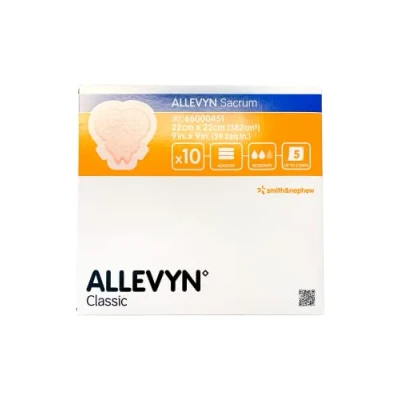 Abbildung von Allevyn Sacrum groß 22x22 cm Wundverband 10 St