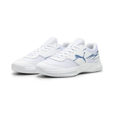 Abbildung von PUMA Unisex Varion II Indoor Court Shoe, White Blue Horizon, 36 EU