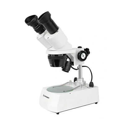 Abbildung von Bresser Optik Erudit ICD Stereomikroskop Binokular 40 x Beleuchtung, Durchlichtbeleuchtung