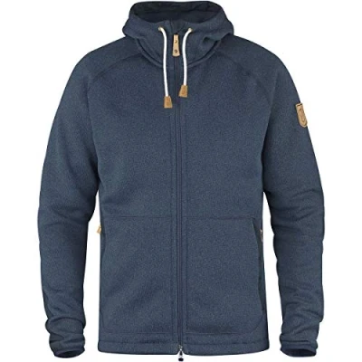Abbildung von Fjallraven Herren Sweatshirt Övik Fleece Hoodie M, Navy, XS, 82252