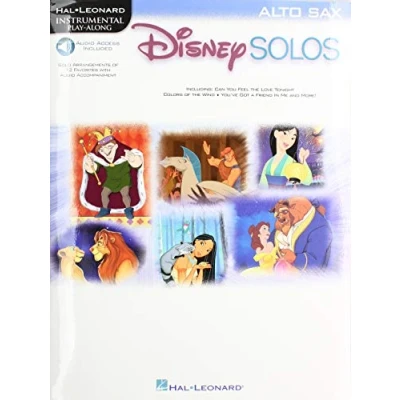 Abbildung von Disney Solos Alto Sax Book Noten für Alt Saxophon: Instrumental Play Along Saxophone