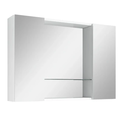 Abbildung von inter Badezimmerspiegelschrank Spiegelschrank Debby weiß 85cm