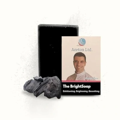 Abbildung von Salicylsäure Stückseife mit Aktivkohle, Aloe Vera, Kojisäure Pore Peeling, Haut weich werden, Anti Blemish, Hautreinigung, Aufhellung Niacinamid