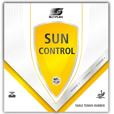Abbildung von Sunflex Sun Control Tischtennis Belag. 1.8mm Schwamm schwarz
