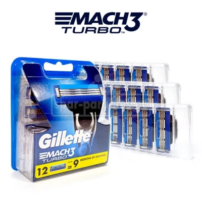 Abbildung von Gillette Rasierklingen Mach 3 Turbo bulk, 4er Pack x