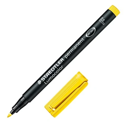 Abbildung von Staedtler Folienstift Lumocolor F permanent gelb